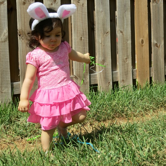 Baby Girl Dress with Embroidery🌸🌸and Ruffles - Picture 4 of 4